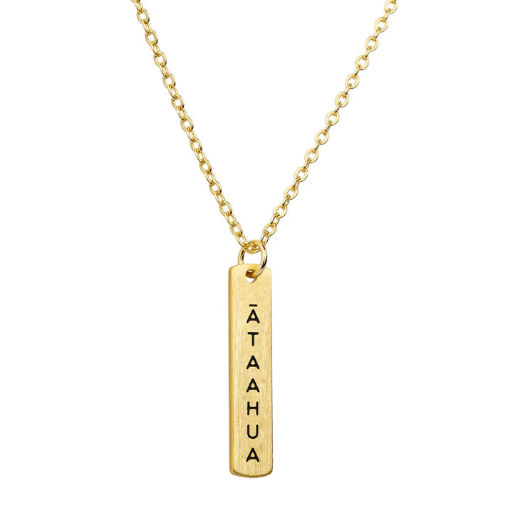 Ātaahua Necklace - Gold Jewellery Little Taonga 