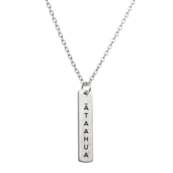 Ātaahua Necklace - Silver Jewellery Little Taonga 