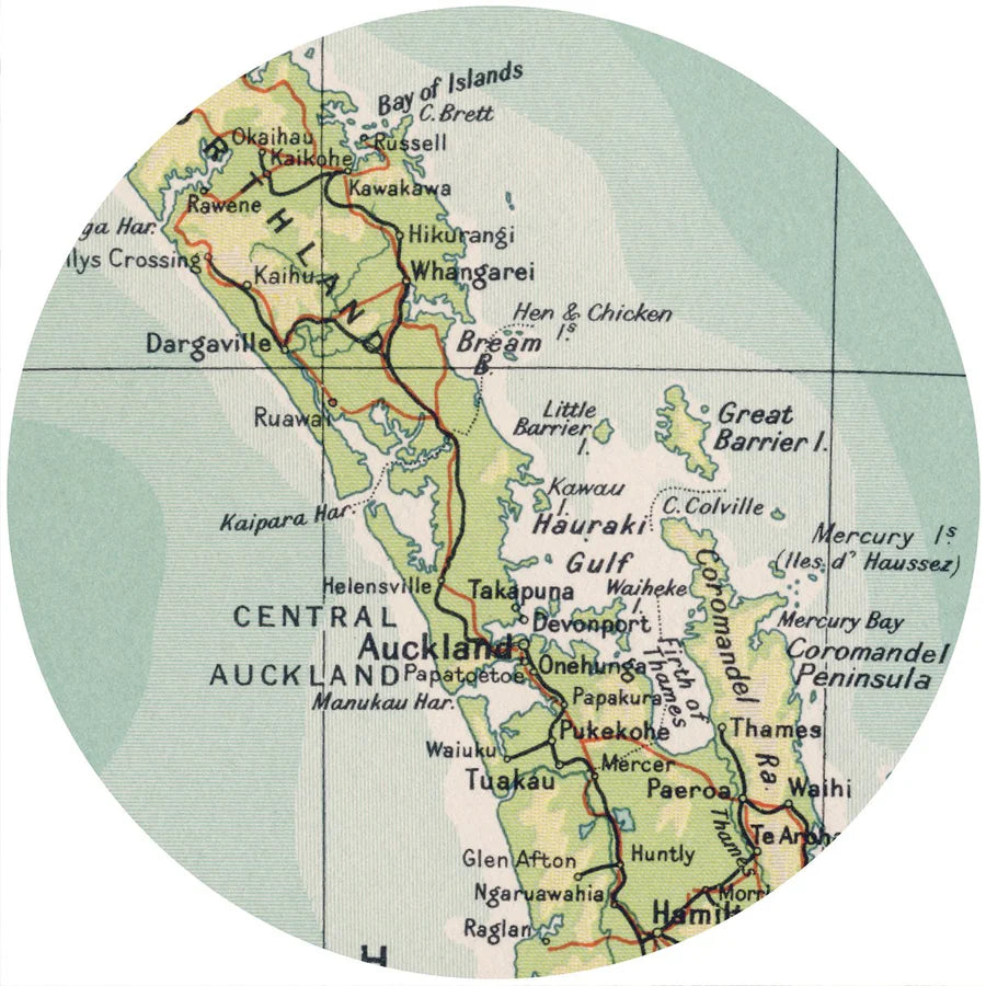Circle Map Decal - Large, other areas
