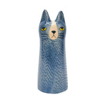 Bailey Cat Vase Blue