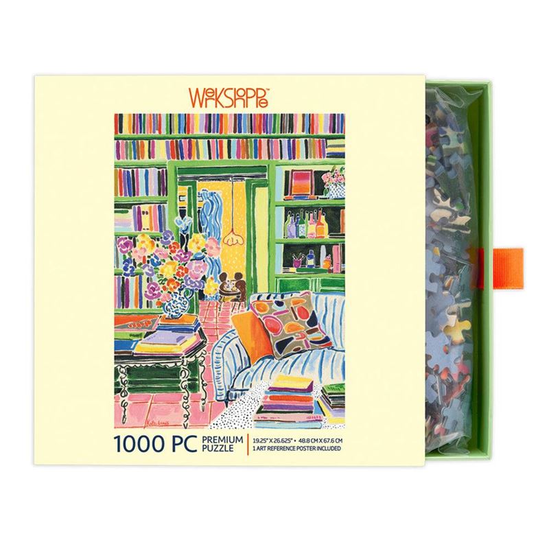 Werkshoppe Jigsaw Puzzle - Books & Bouquets