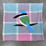 Blanket Cushion - Kingfisher Soft Furnishings Not specified Pastel Check 