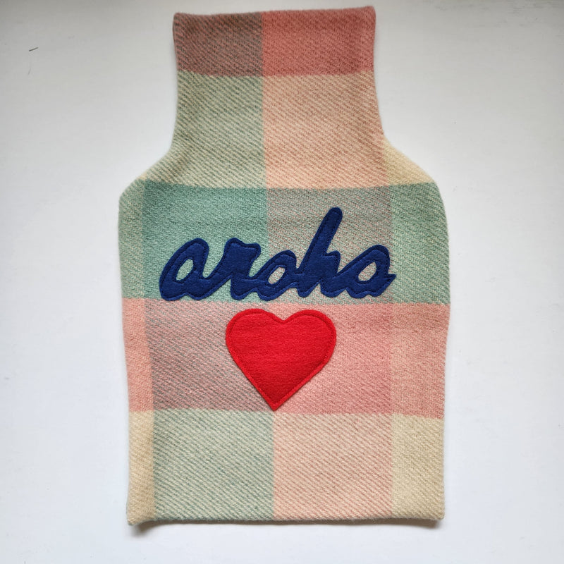 Blanket hot water bottle cover- Aroha