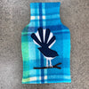Blanket hot water bottle cover - Fantail Soft Furnishings Not specified Turquoise/Green check 