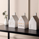 Porcelain Tealight Houses - small (all designs)