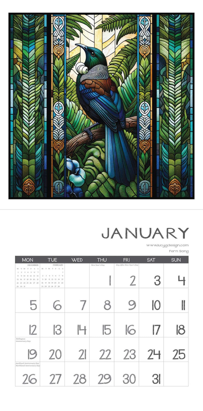 Lucy Gauntlet 2026 Calendar