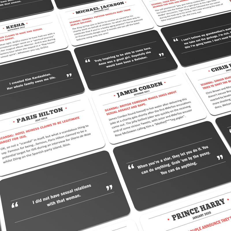 Celebrity Scandals Game (SALE)