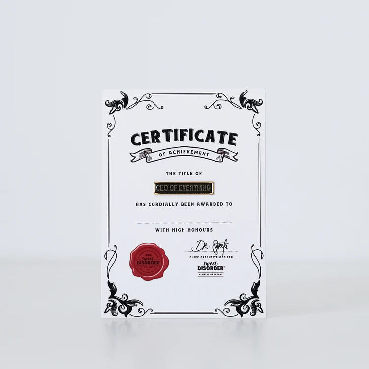 Sweet Disorder Badges