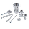 Cocktail 5 Piece Silver Cocktail Set