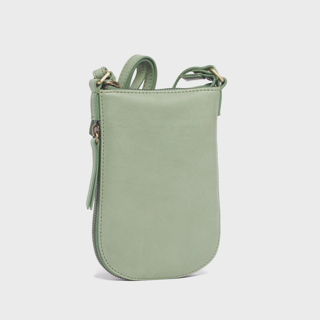 Danica Crossbody Leather Bag - Leaf Bags Not specified 