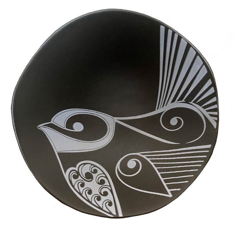 Jo Luping - Small Piwakawaka Bowl