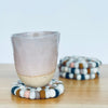 Felt ball Coasters - set of 4
