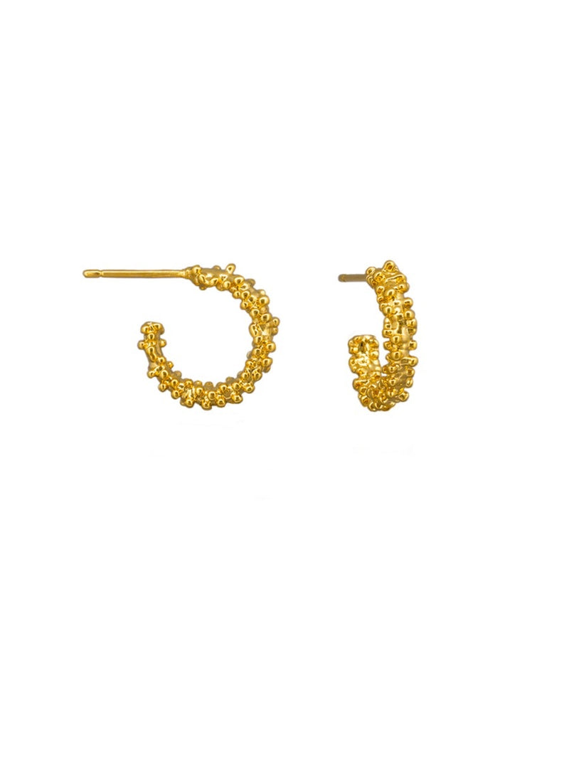 Gold Jenna Hoops