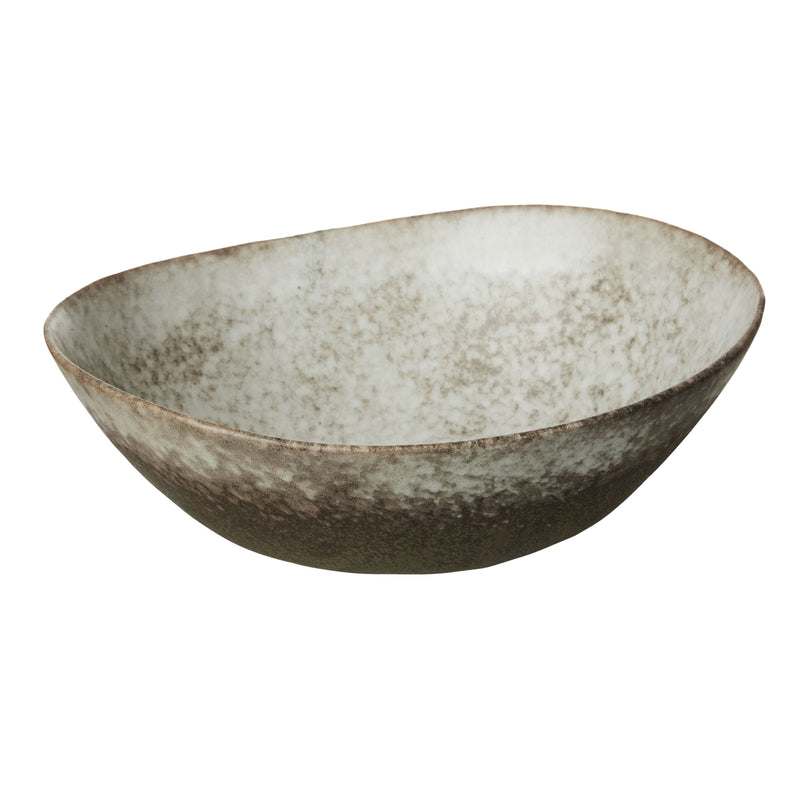 Deep Oval Stoneware Bowl