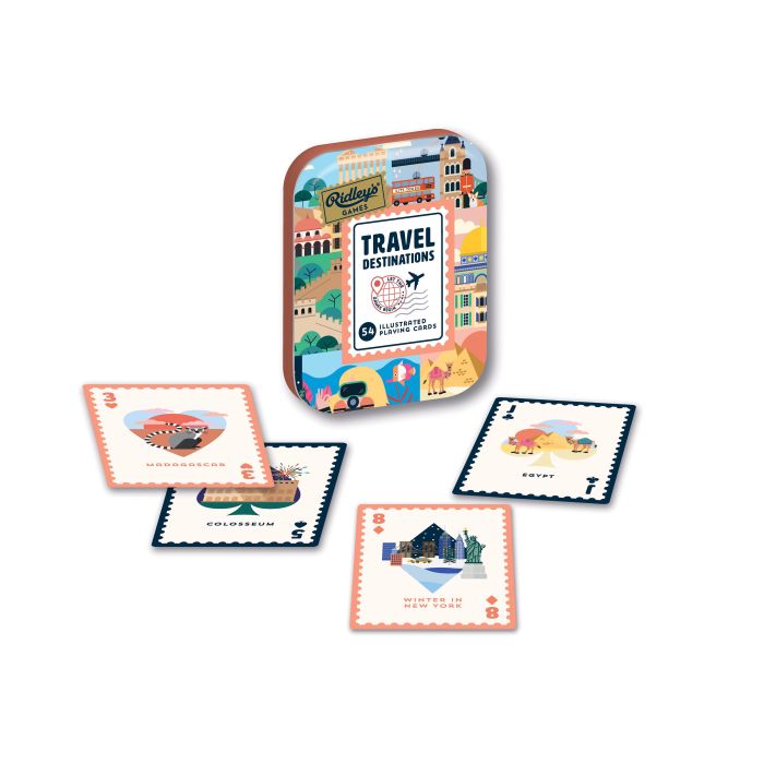 Travel Destinations Playing Cards