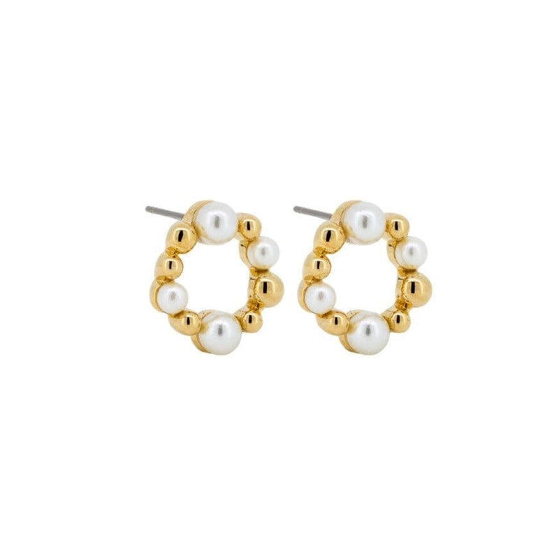Gold and Pearl Garland Earrings Jewellery Tiger Tree 