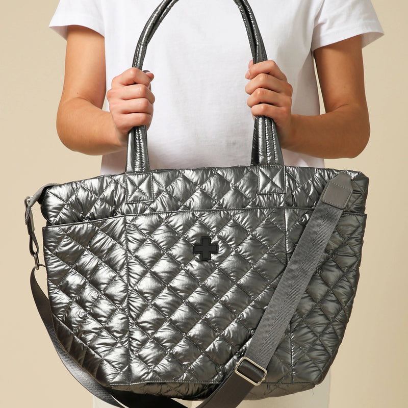 S + G Quilted Tote Bag