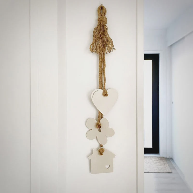 Heart, Daisy, Home - Steel Wall Art