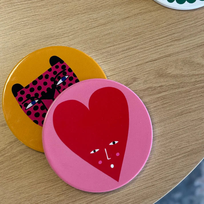 Studio Soph Ceramic Coaster - I Heart You