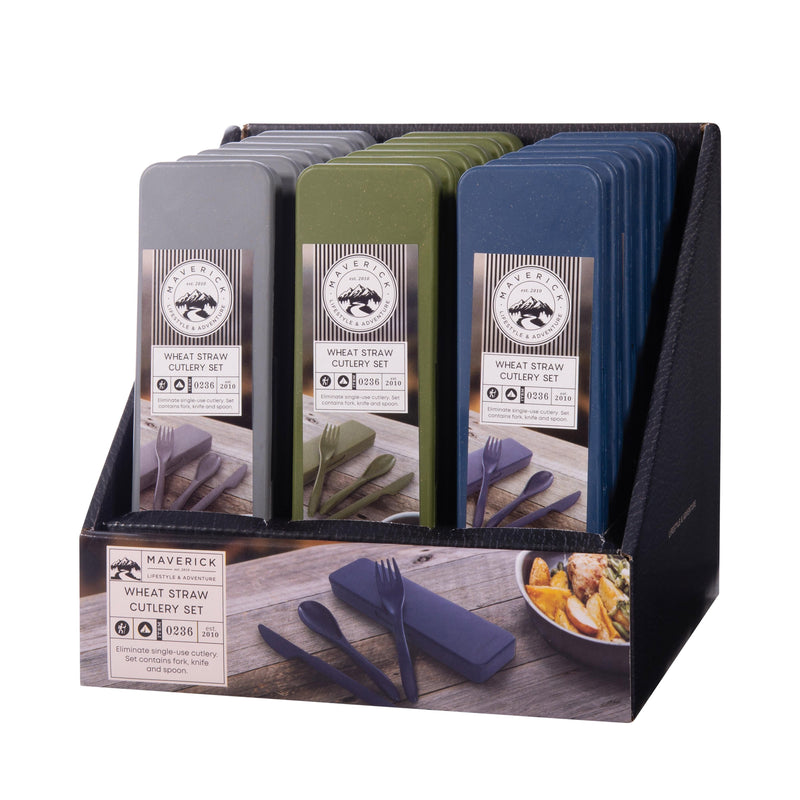 Maverick Wheat Straw Cutlery Set
