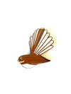 Fantail Brooch