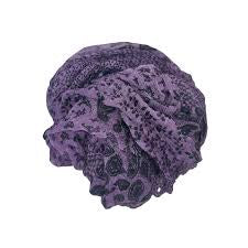Cotton Hemp Scarf - Botanic Purple