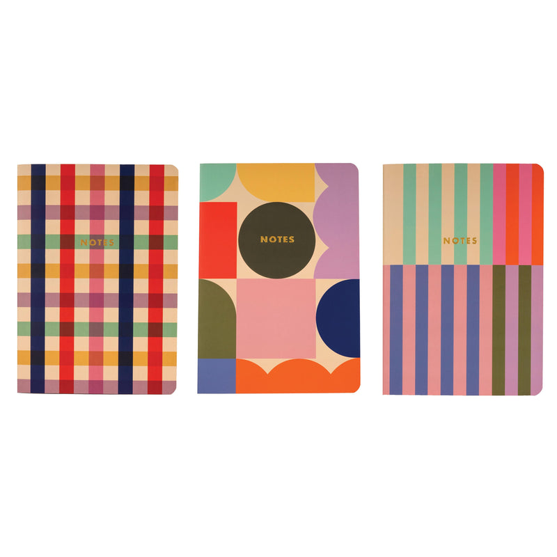 Kikkerland Notebooks - Set of 3