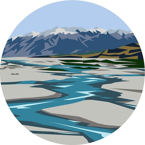 Ira Mitchell Decal - Rakaia River