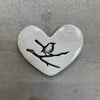 Heart Ceramic Bird on Branch