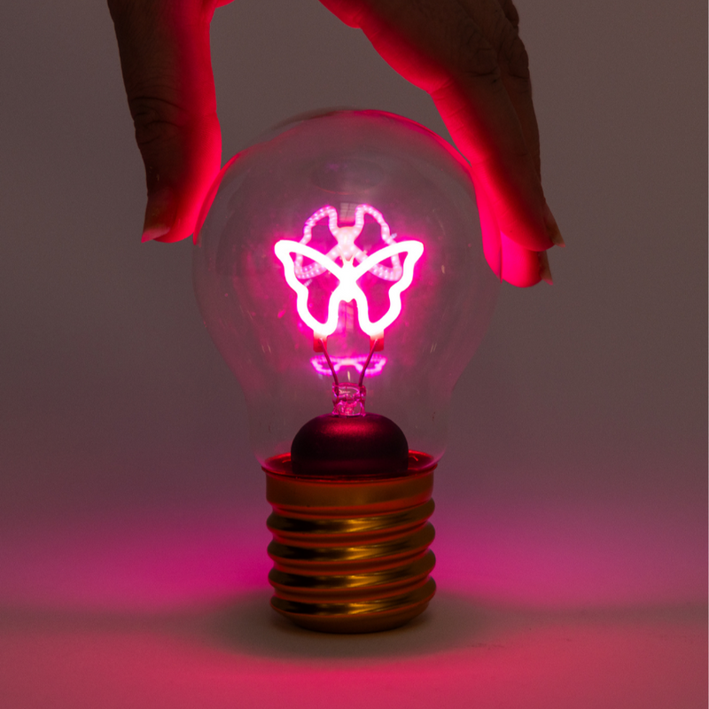 LED Butterfly Lightbulb