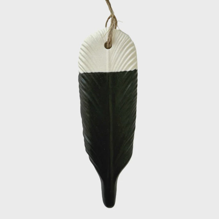 Ceramic Huia Feather - Mini