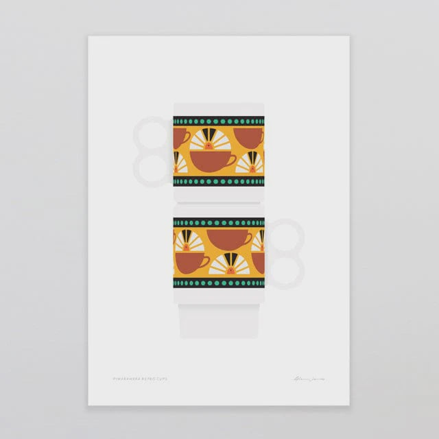Glenn Jones - Piwakawaka Retro Cups