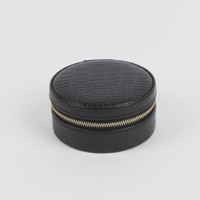Jewellery Box Croc Round