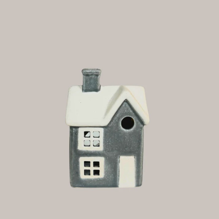 Toasted Marshmallow Cabin Tealight House