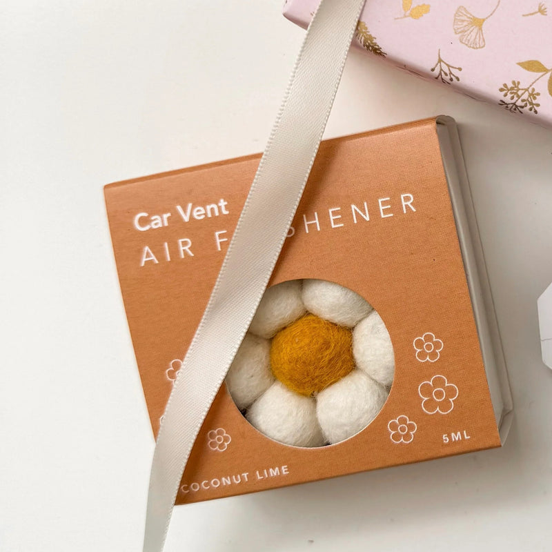 Felt Daisy Car Diffuser