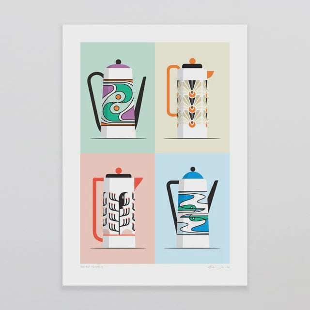 Glenn Jones - Retro Teapots
