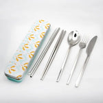 Portable Cutlery Set - Kowhai