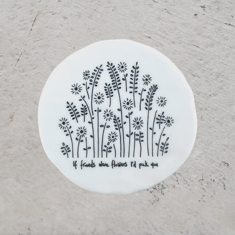 Porcelain Round Coaster -