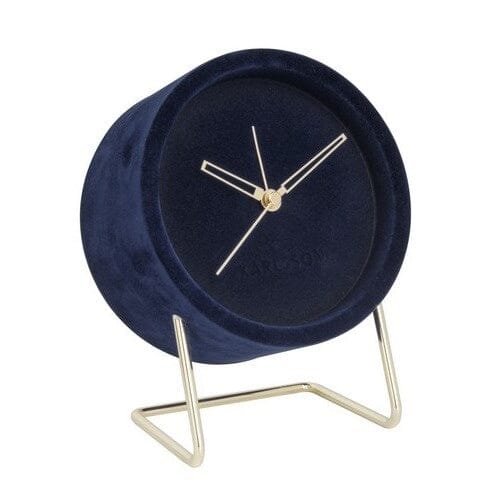 Karlsson Lush Velvet Alarm Clock