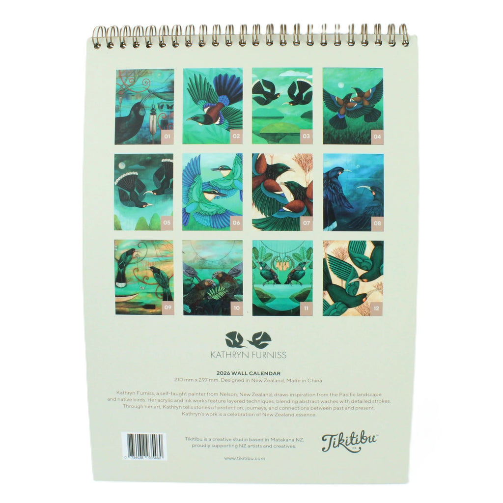 Kathryn Furniss 2026 Wall Calendar