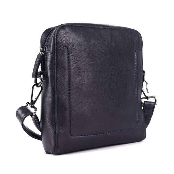 Lismore Leather Bag - Navy