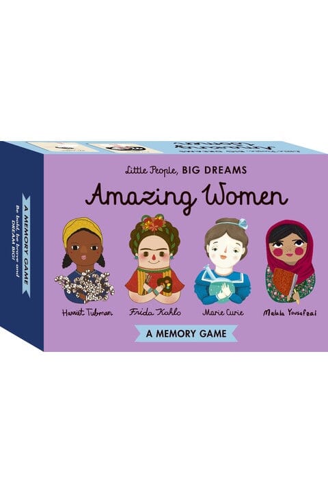 Little People, Big Dreams Amazing Women Memory Game games Frances Lincoln books 