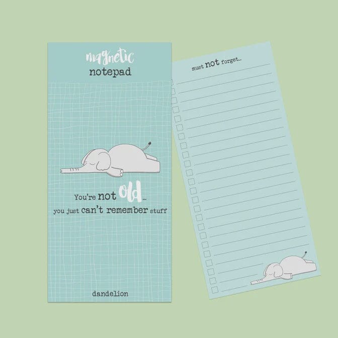 Magnetic Notepad - Not Old, Just Can't Remember