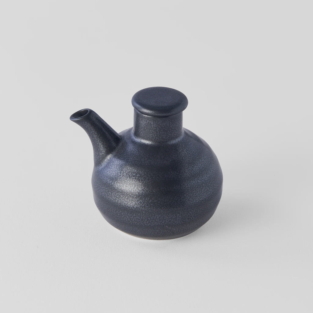 Matte Black Round Soy Pot Tableware Not specified 