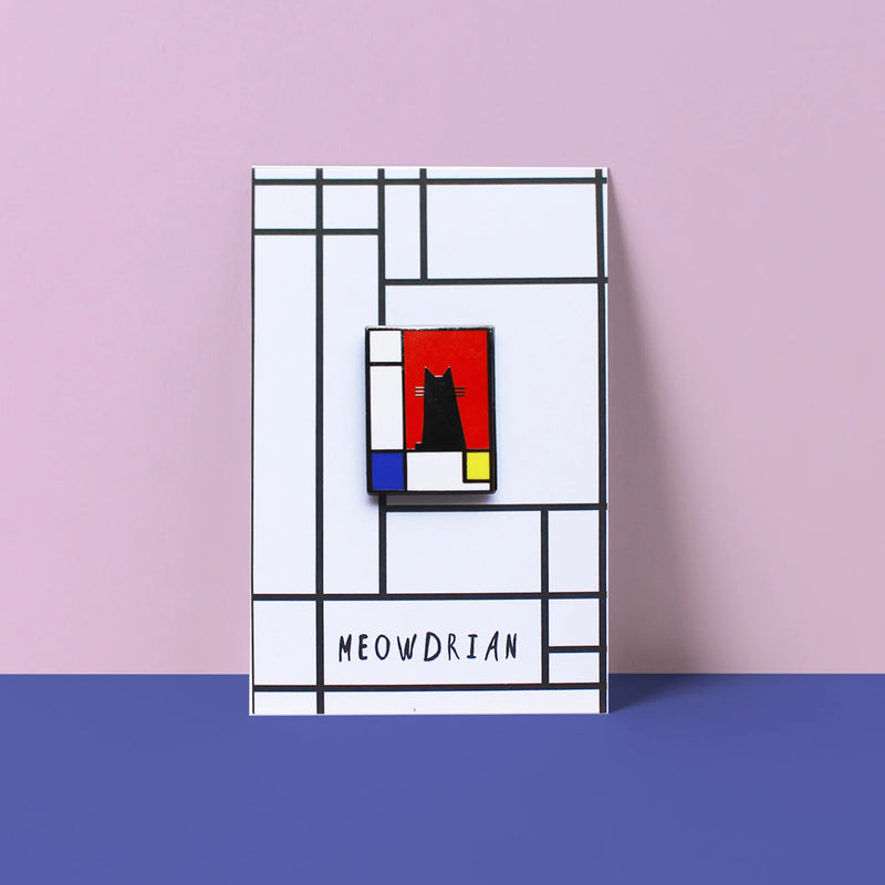 Enamel Pin - Meowdrian