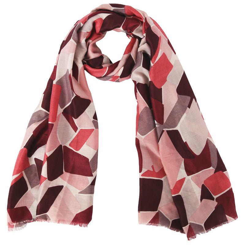Mosaic Pink Scarf