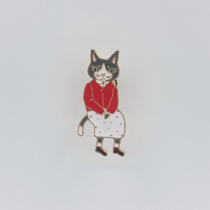 Mrs Cat Brooch