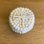 Felt ball Coasters - set of 4