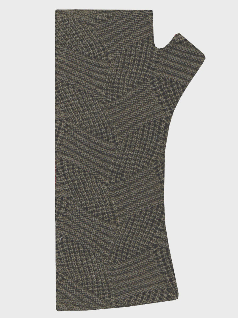 Kate Watts Merino Gloves - Olive Textured