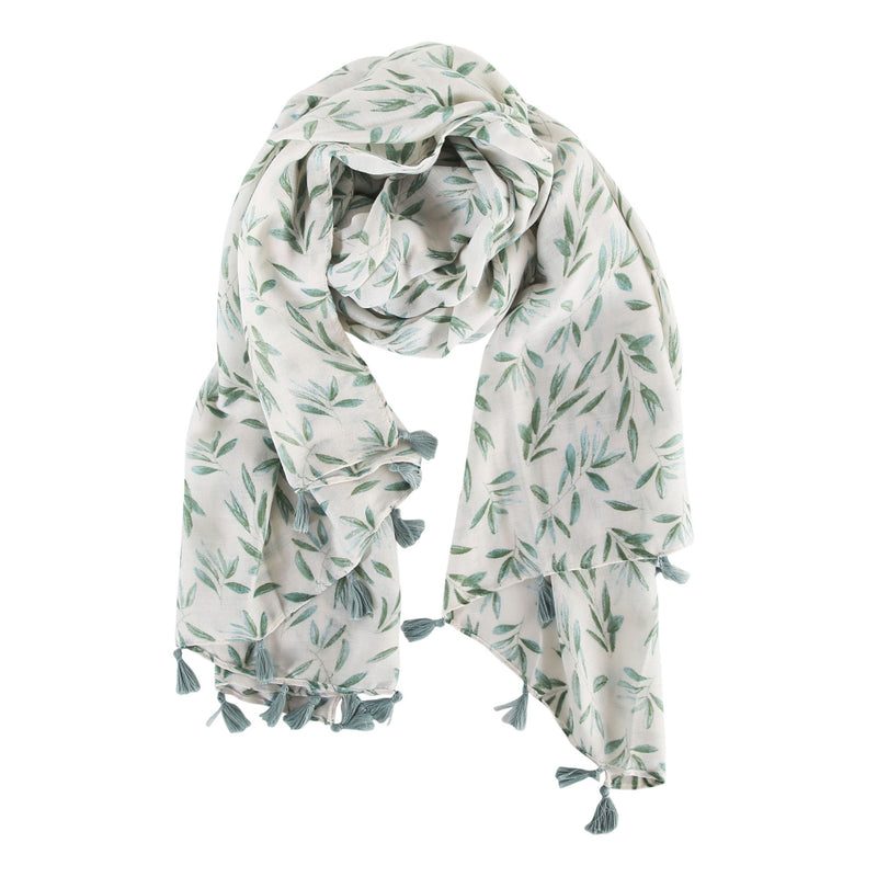 Olive Print Scarf